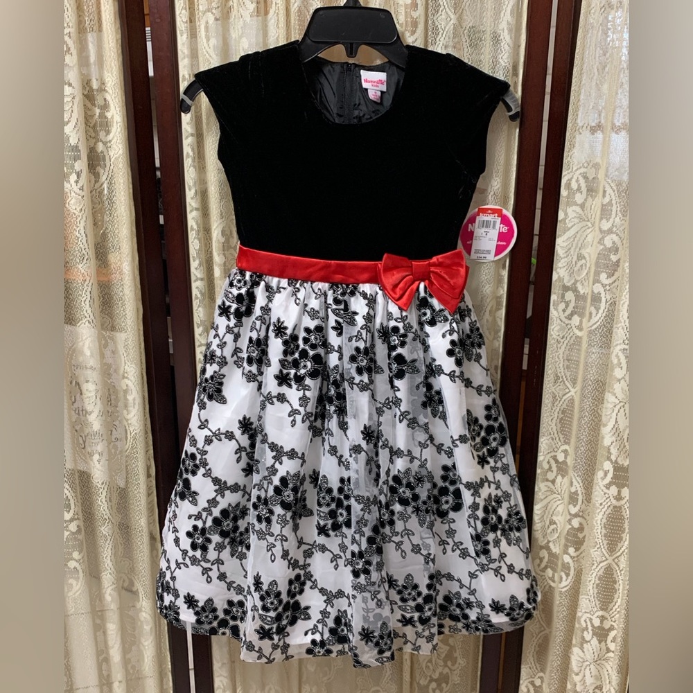 NWT NANNETTE KIDS FANCY DRESS - SZ 8